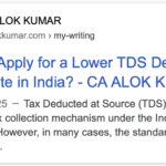 How to Apply for a Lower TDS Deduction Certificate in India?
